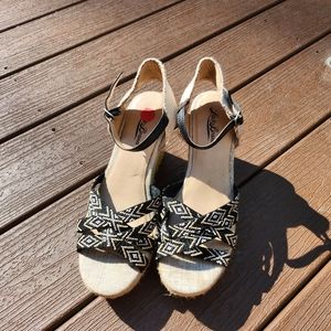 Lucky Brand Mahima Women’s Wedge Espadrille Sandals